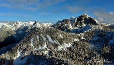 Chikamin Peak, Lemah Mountain, Chimney Peak, Overcoat Peak, Washington 165  