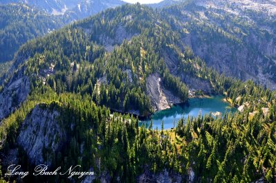 Horseshoe Lake, Washington Cascade Mountains 392  