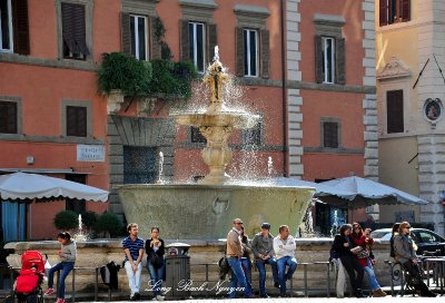 Fontana della Piazza Farnese Piazza Farnese Rome Italy 249 