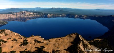 Wizard Island, Witches Cauldron, Hillman Peak and Llao Rock, Crater Lake, US National Park, Oregon 122