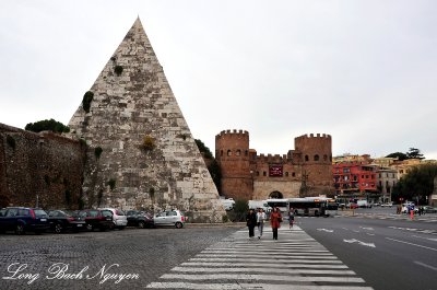 Pyramid of Cestius Rome Italy 038 
