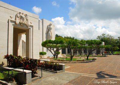 Honolulu Memorial at the National Memorial Cemetery, Lady Liberty, Honolulu Hawaii 060  