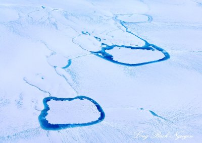 Blue Lakes on Greenland Glacier 207  