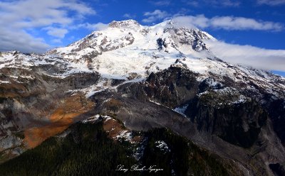 Autumn on Mount Rainier National Park Washington 