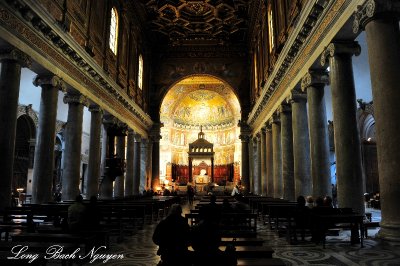 Basilica of Santa Maria in Trastevere Rome Italy 544 