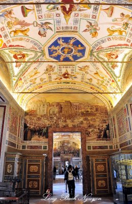 Hall in Vatican Museums Rome Italy 082 