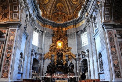 The Tribune Altar of the Chair of St. Peter, The Vatican City, Rome Italy