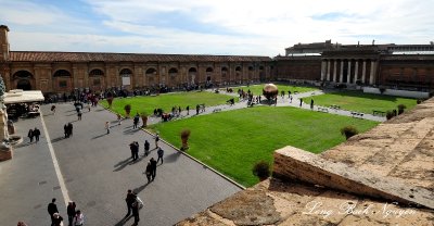 Sphere Within Sphere Pigna Courtyard Vatican Museum Rome Italy 211  