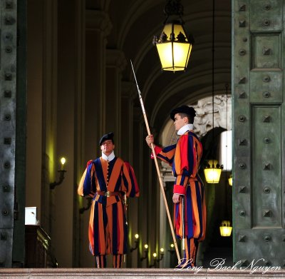 Standing Guard at The Vatican Rome Italy 274  