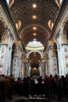 Maderno's nave, St Peters Basilica The Vatican Rome Italy 284 
