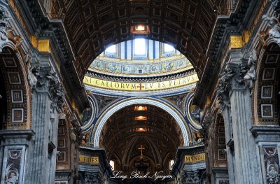 Maderno's nave, St Peter's Basilica, Vatican City, Rome Italy 287  