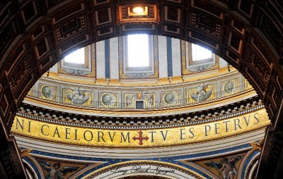St Peter's Basilica Dome, The Vatican, Rome Italy 288 