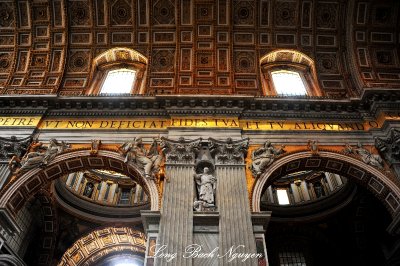 Madernos nave, Small Dome, St Peter's Basilica, The Vatican, Rome Italy 299 