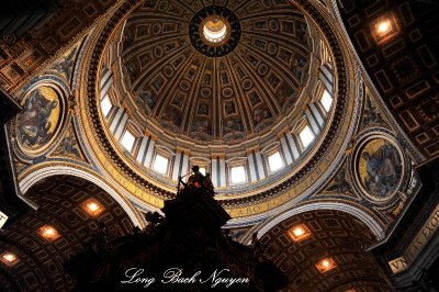 St Peters Basilica Dome The Vatican Rome Italy 333 