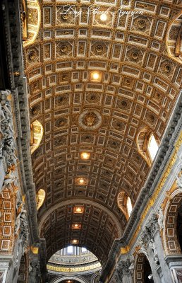 The Nave St Peters Basilica The Vatican Rome 427  
