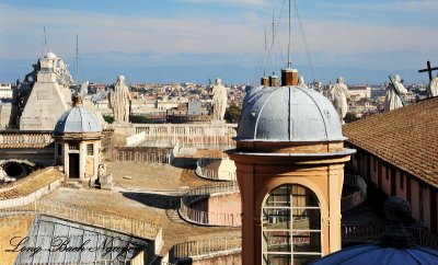 St Peter's Basilica Roof, The Vatican, Rome Italy 471 