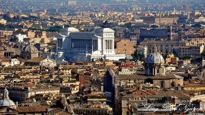 Rome from St Peter's Dome, The Vatican, Italy 527  