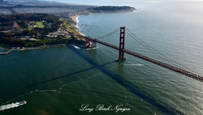 Golden Gate Bridge, Fort Point National Historic Site, Richmond District, Golden Gate, Pacific Ocean, California 273 