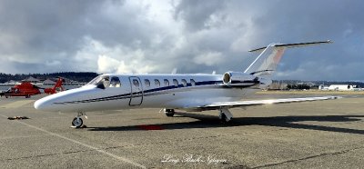 CJ3 at Boeing Field Clay Lacy Seattle  