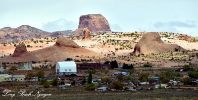 Kayenta with Segeke Butte Navajo Nation Arizona 407  