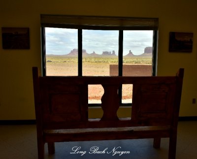 The View of Monument Valley Navajo Visitor Center Arizona 557  