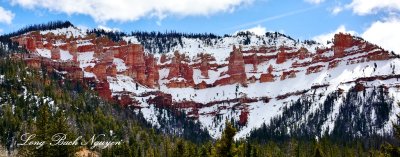 Pink Cliffs Blowhard Mountain Cedar Canyon Highway 14 Utah 216a  