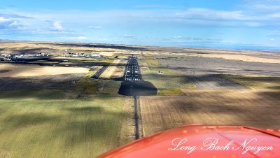 Quest Kodiak final approach to runwy 25 Pendelton Airport Oregon 021 