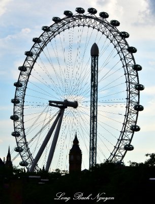London Eye and Big Ben London 018 