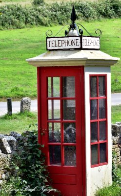 Red Telephone Box Tyneham Village 137  