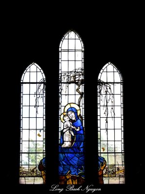 St Marys Church Window Tyneham Village 167  