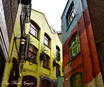 Neals Yard Colorful Buildings London 211  