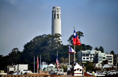 Coit Tower from Chinatown San Francisco 072