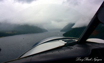Flying down Alberni Channel to Barkley Sound Vancouver Island 075  