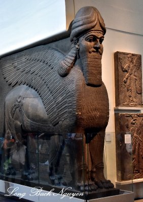 Human- Headed Winged Lion Assyrian 865-860 BC British Museum London 108  