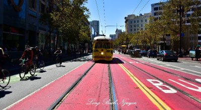 San Francisco Trolley on Market Street 294  