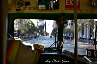 Trolley view of Market Street San Francisco 302  