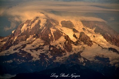 Evening sun on Mount Rainier National Park Washington 541 