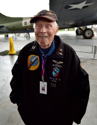 Dick Nelms former B-17G bomber pilot 447th BG 8th AF  