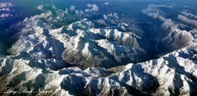  Olympic National Park, Mount Olympus with Humes Glacier, Hoh Glacier, Blue Glacier, White Glacier, Hoh River 040