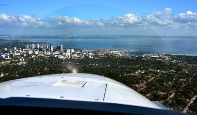 On Final into Albert Whitted airport St Petersberg Florida 063 