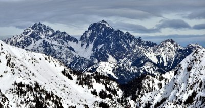 Mount Constance in Olympic Mountains 206