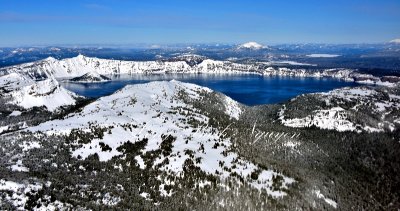 Wizard Island in Crater Lake National Park Cascade Mountains Southern Oregon 492 