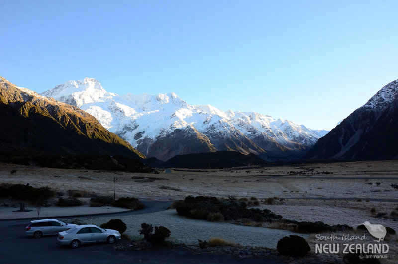 View from Mt.Cook backpacker Lodge