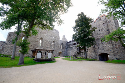Inside Sigulda Medieval Castle