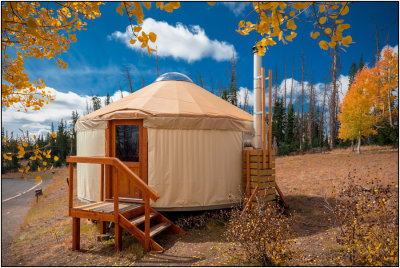 Winter Warming Yurt