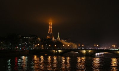 Paris Night, The Seine at Full Flood