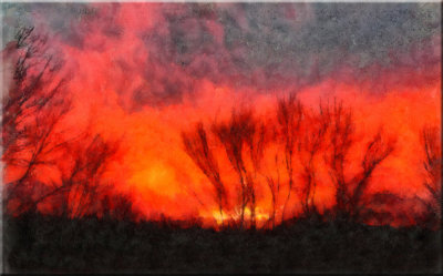 Fire Over The Ridge