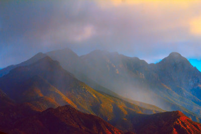 Santa Rita Mountain Evening Mist
