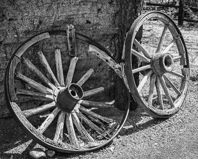 Old Wagon Wheels