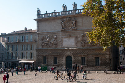 Courtyard of the Papal Palace in Avignon